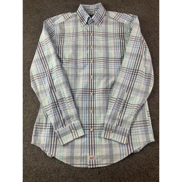 Vineyard Vines Slim Fit Murray Shirt Mens 100% Cotton L/S Button Down Size S - Picture 2 of 10